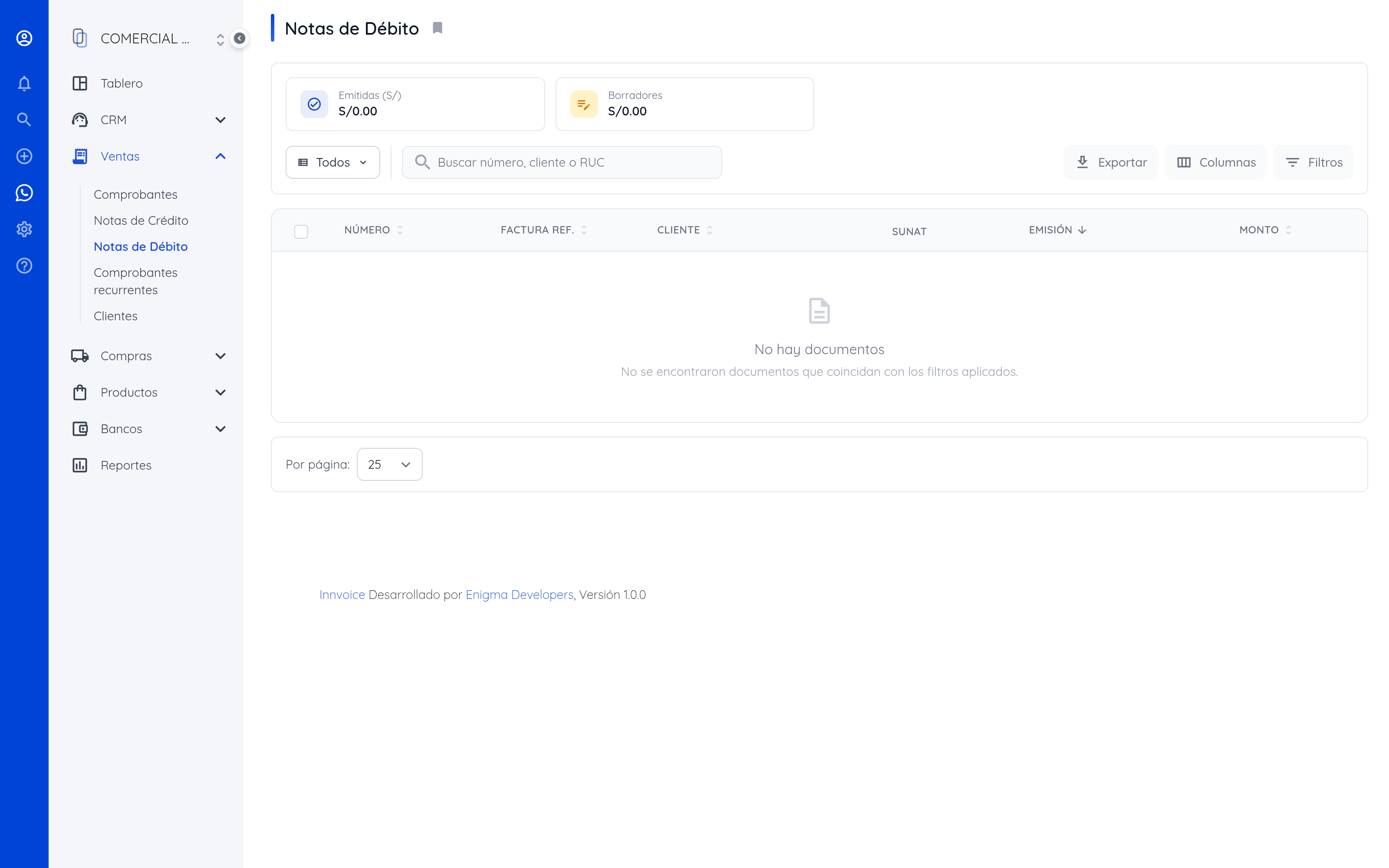 Notas de débito
